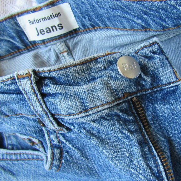 Reformation Women Jeans, sz.24, Blue - Picture 4 of 9